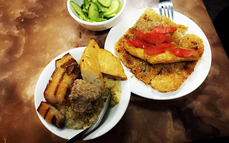 Đĩa xôi hấp dẫn vô cùng