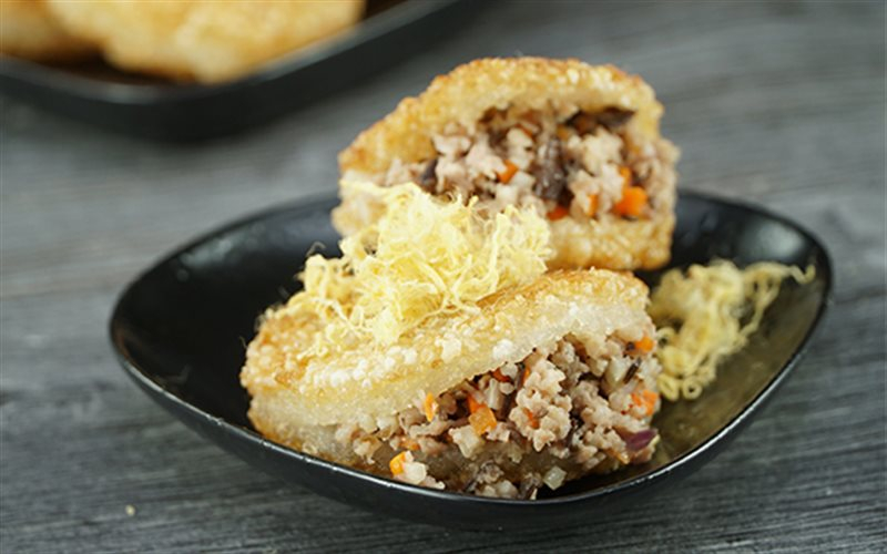 Món xôi rán thơm ngon hấp dẫn