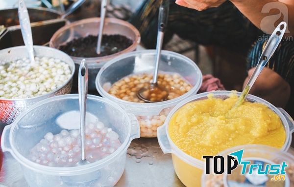 Các loại chè truyền thống của quán