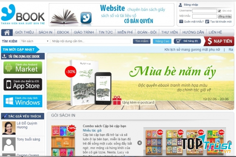 Website của YBook