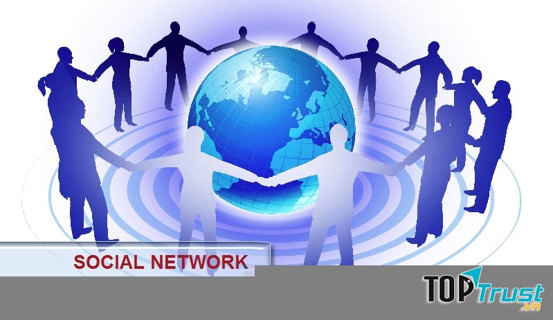 Mạng xã hội kết nối bạn bè khắp nơi trên thế giới.