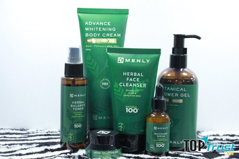 Bộ sản phẩm chăm sóc da mặt  M.E.N.L.Y