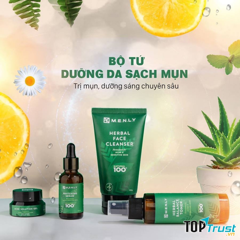 Bộ sản phẩm chăm sóc da mặt  M.E.N.L.Y