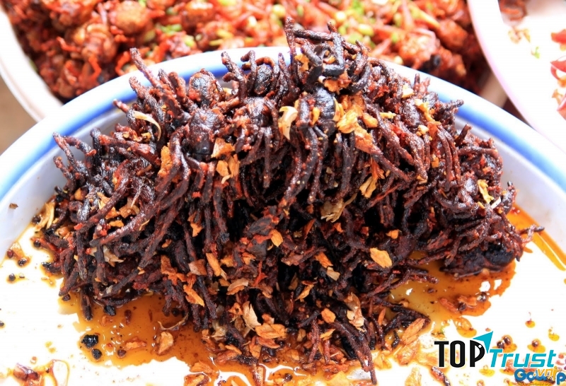 Nhện chiên - Campuchia