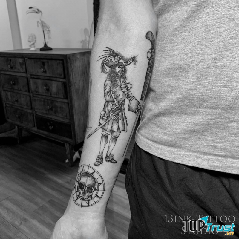 Hình xăm được thực hiện bởi 13ink Tattoo Studio