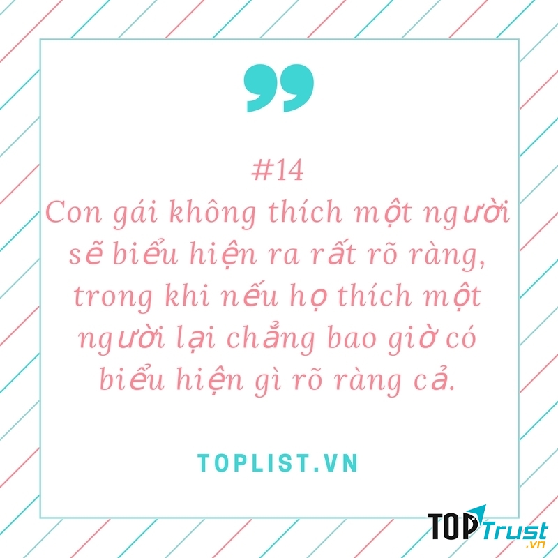 Nếu không thích thì sẽ biểu hiện rất rõ ràng