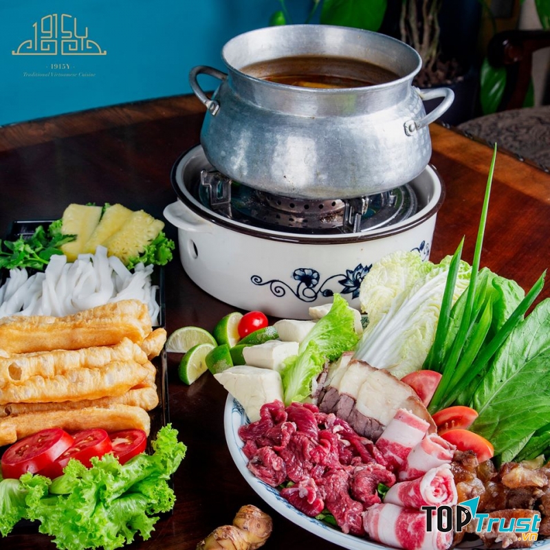 1915Y Restauran mang đến những món ăn đậm chất Hà Nội, với cách nấu và trình bày đẳng cấp