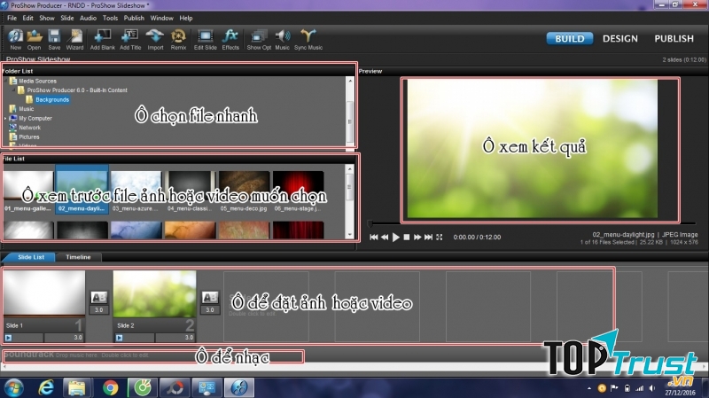 Giao diện phần mềm