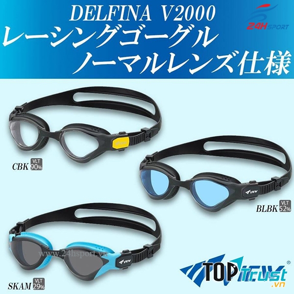 Kính bơi cao cấp View Delfina V2000A