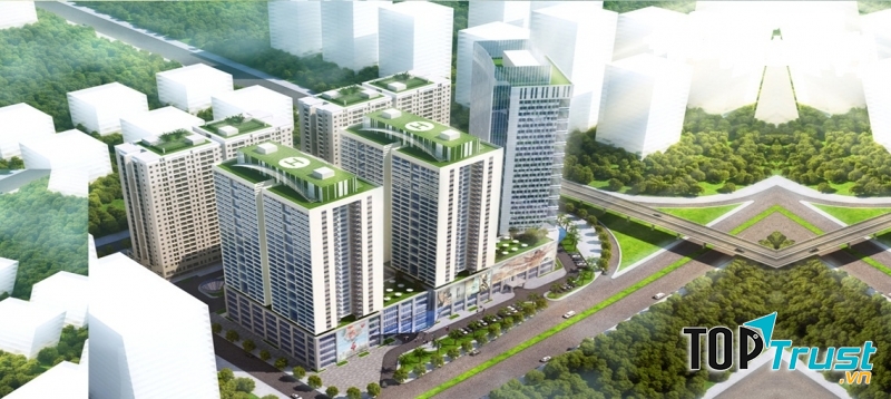 Thăng Long Victory nhìn tổng thể từ trên cao