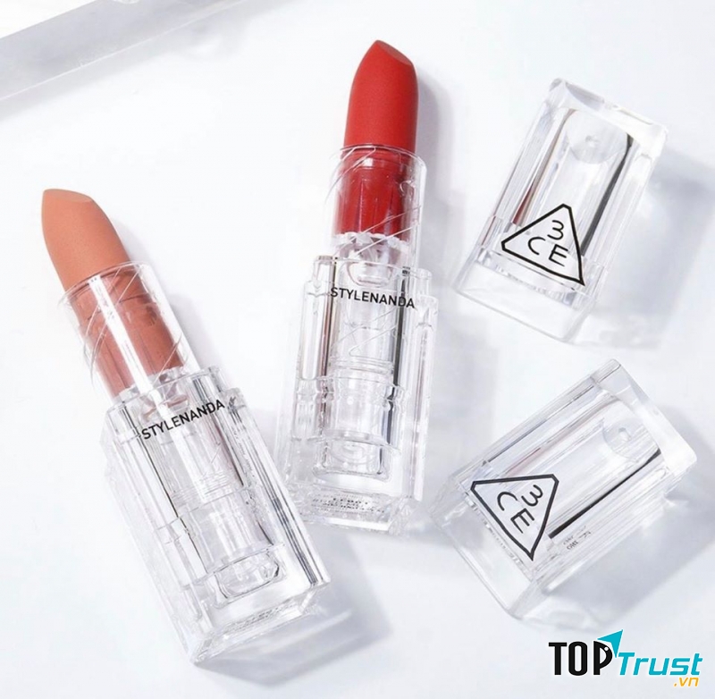 3CE Soft Matte Lipstick Clear Layer Edition