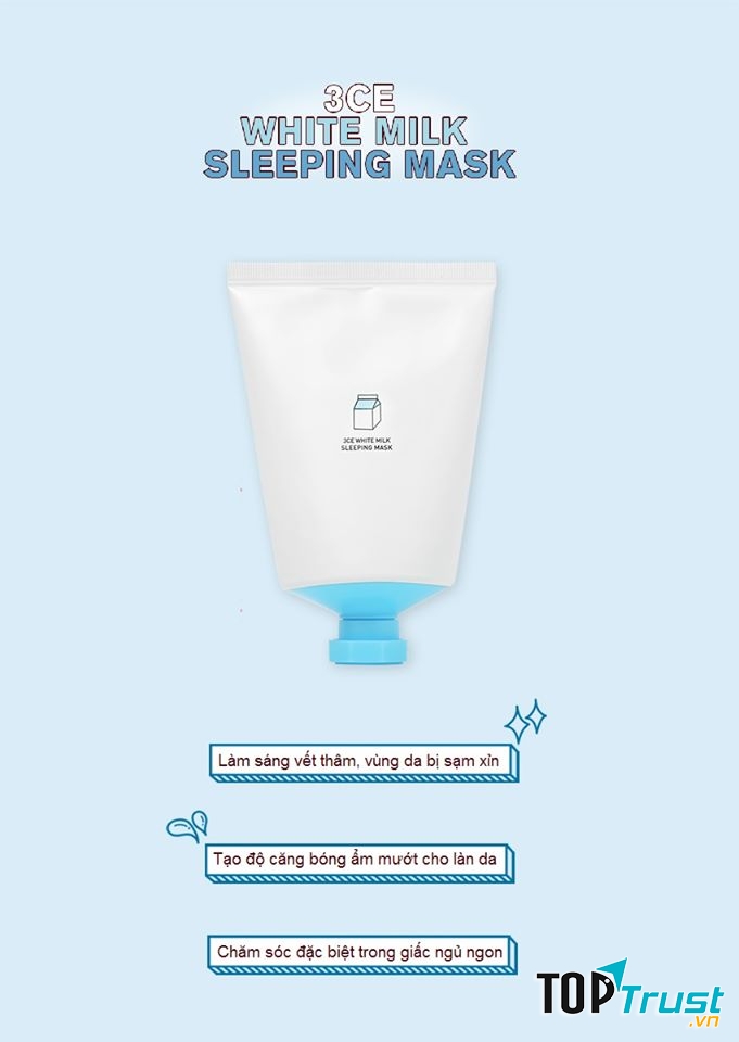 3CE White Milk Sleeping Mask