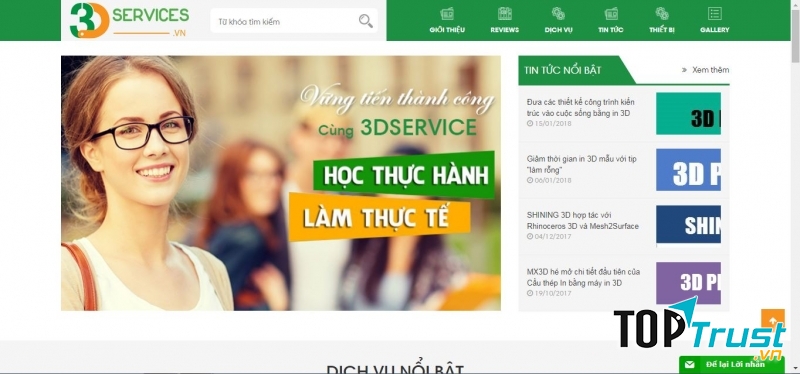 Website của 3D Services