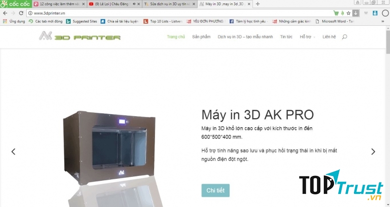 Website của 3dprinter.vn