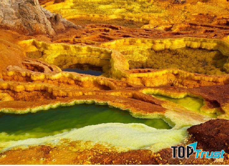 Sa mạc Danakil ở Ethiopia