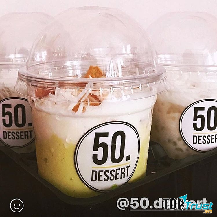 dừa dầm của quán 50 Dessert