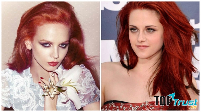 Mái tóc cam đồng gợi lên sự quyến rũ từ ánh nhìn đầu tiên