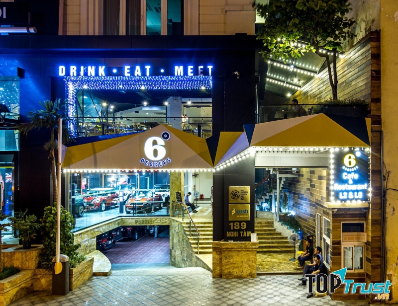 6 Degrees phục vụ những bữa tiệc gia đình, những lần hẹn hò lứa đôi, cả những cuộc gặp gỡ đối tác cũng đều rất thích hợp.