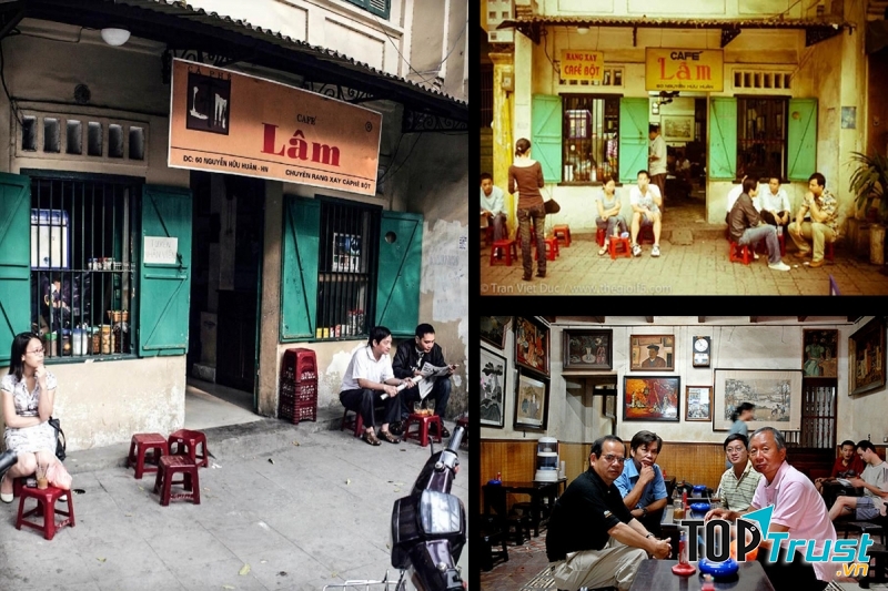 Cà phê Lâm, thời của những bức tranh vô giá