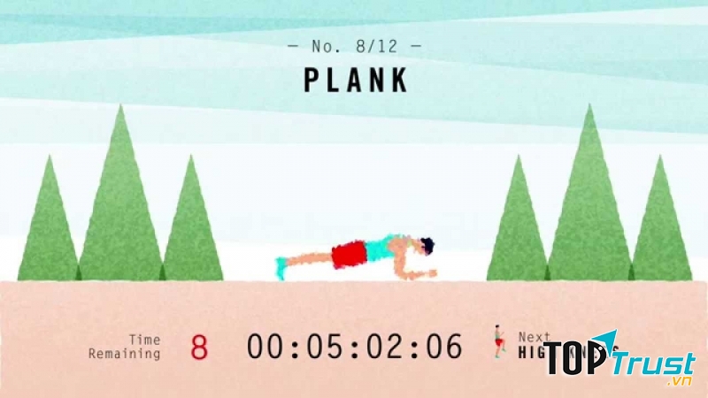 Một trong những bài tập của 7-min