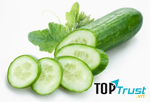 Dưa chuột làm giảm mỡ bụng