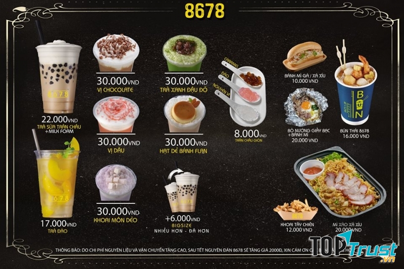 8678 - Trà Sữa & Ăn Vặt