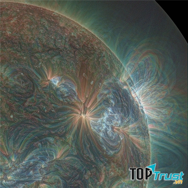 Mặt trời chụp bằng tia cực tím