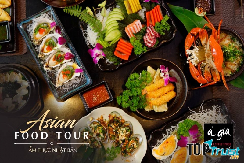 Món buffet hấp dẫn tại nhà hàng