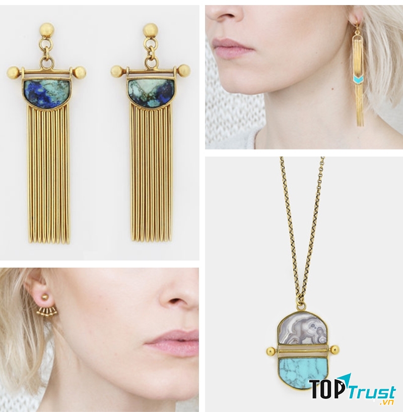 Các loại trang sức của thương hiệu này đều được làm thủ công và thân thiện với môi trường.