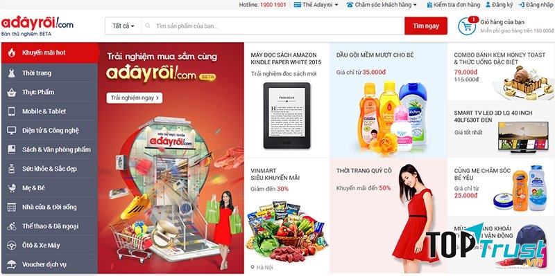 Webiste: https://adayroi.com