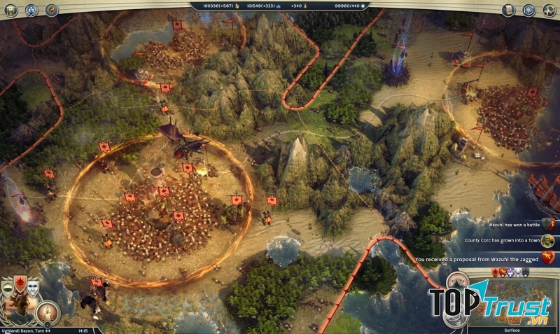 Gameplay rộng lớn của Age of Wonders 3