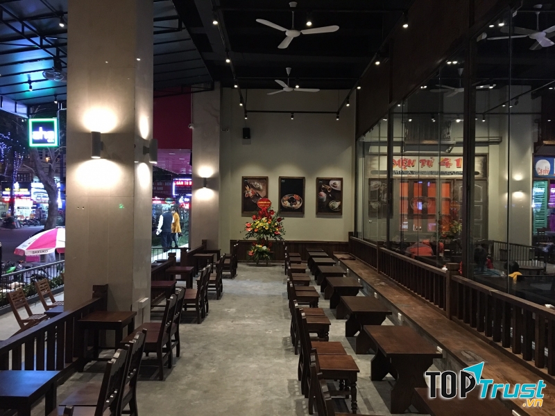 Khung cảnh bên ngoài quán Aha coffee Bắc Ninh