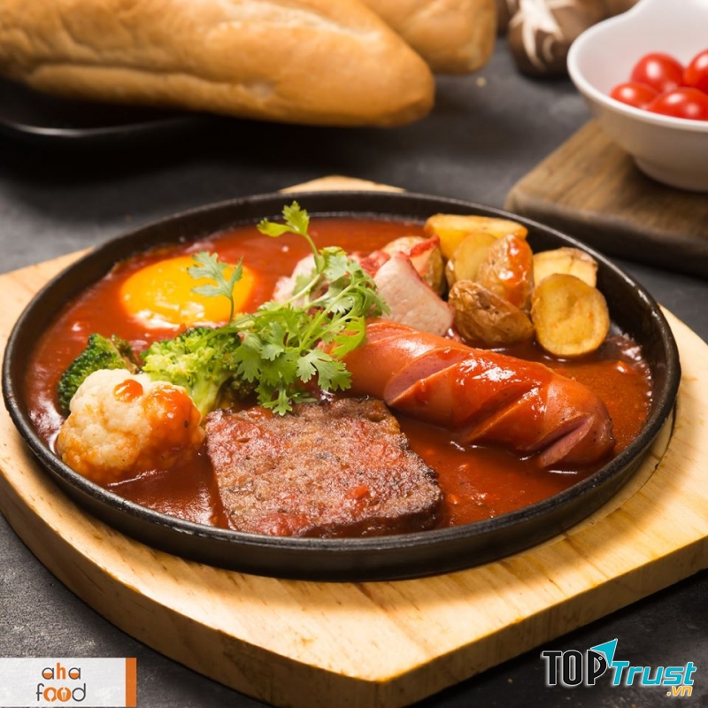 Bánh mì chảo Aha Food