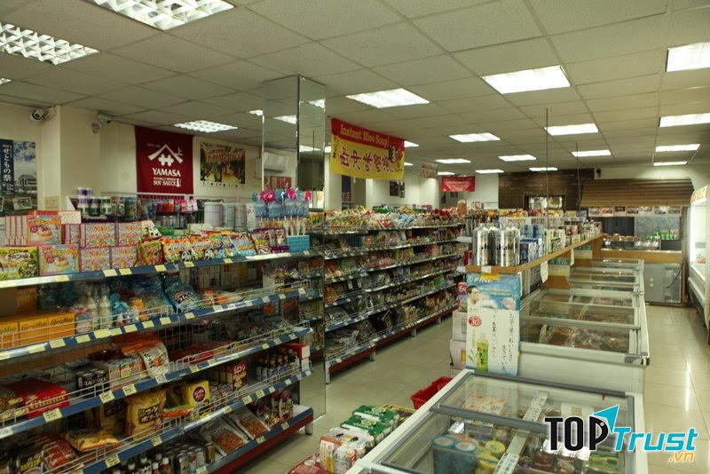 Các gian hàng rộng rãi, thông thoáng