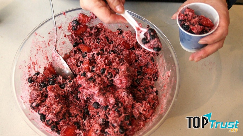 Akutaq (kem Eskimo) - Alaska