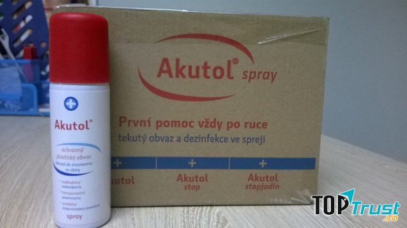 Akutol - Băng Vết Thương Dạng Xịt