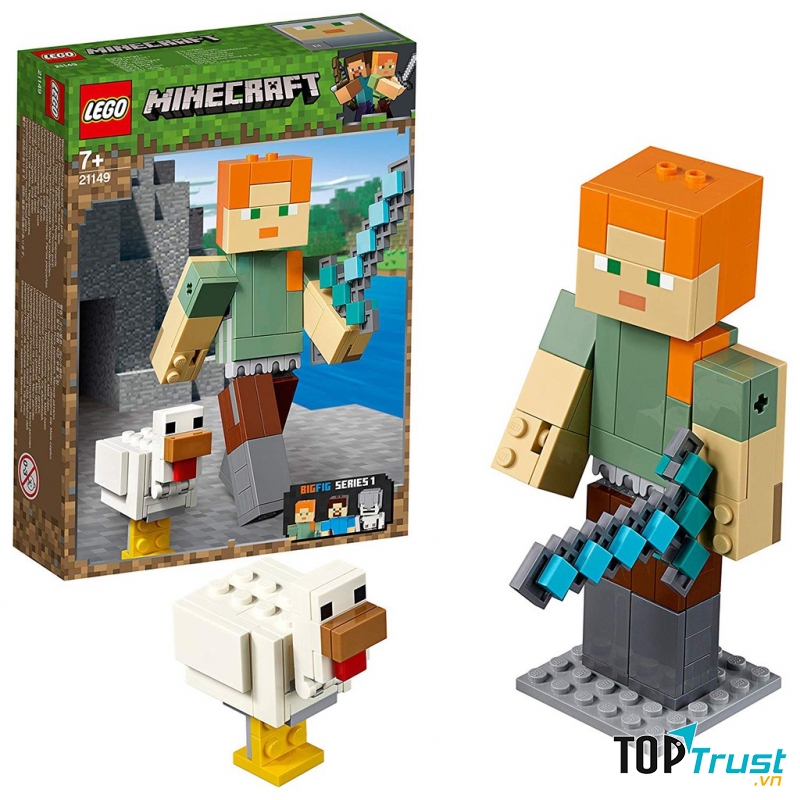 Alex Khổng Lồ Và Gà LEGO MINECRAFT - 21149