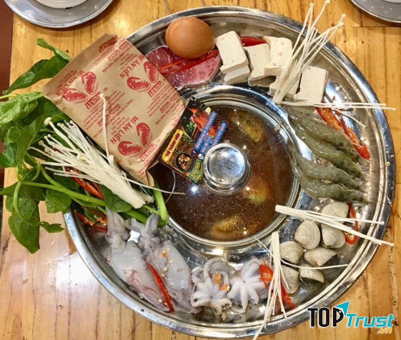 Lẩu hải sản tại Alibaba