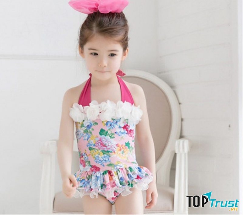 Đồ bơi bé gái thời trang, thiết kế thoải mái cá tính, phong cách Hàn tại ALITAOBAO