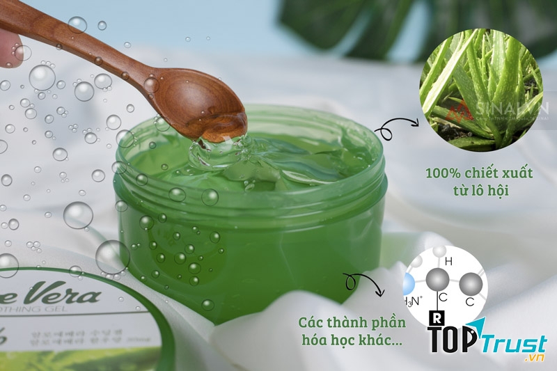 Kem dưỡng dạng gel 100% Aloe Vera