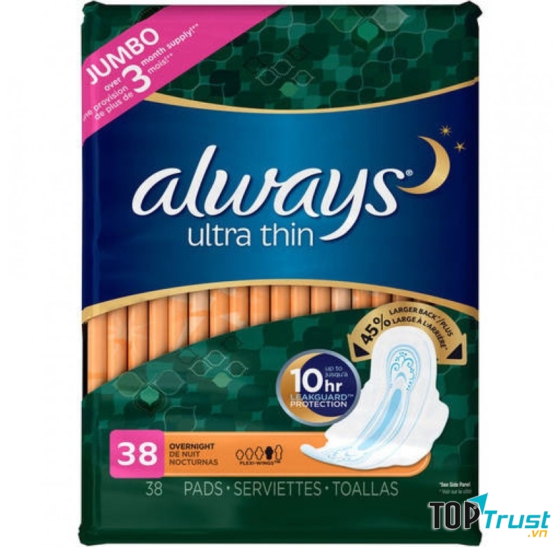 Băng vệ sinh Always Ultra Thin đến từ Mỹ