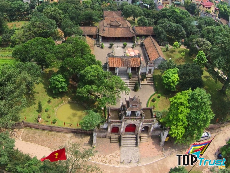 Toàn cảnh chùa Cổ Loa, nơi Am Mỵ Nương tọa lạc