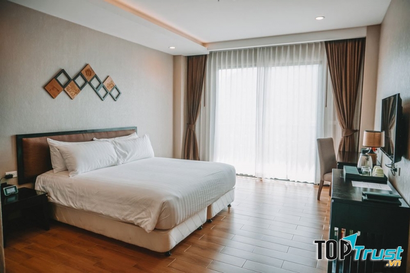 Phòng ngủ Superior có view nhìn ra sông