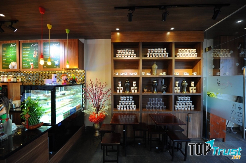 Không gian quán Amavo Coffee