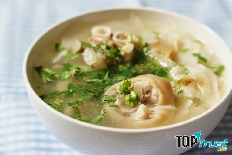 Chân giò hầm cháo cực kì lợi sữa