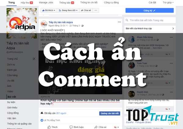 Ẩn hết comment tránh bị cướp đơn