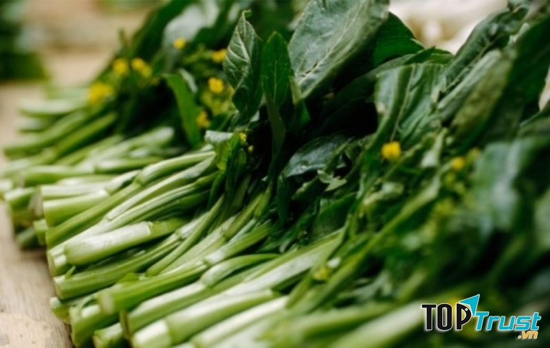 Rau cải là món ăn vô cùng tuyệt vời chống cảm cúm