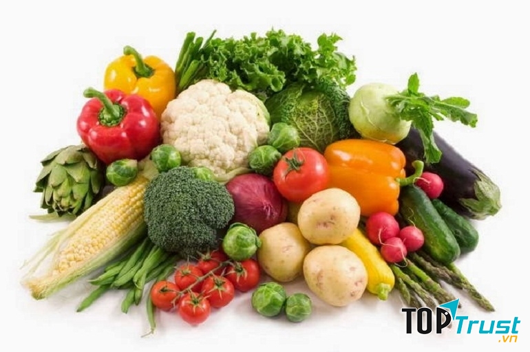 Hoa quả và rau tươi là nguồn cung cấp vitamin tự nhiên cần thiết cho quá trình hồi phục sau khi phá thai