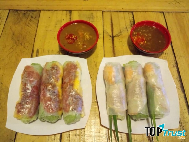 Ăn vặt Gỏi Cuốn Lá Chuối & Gỏi Đu Đủ