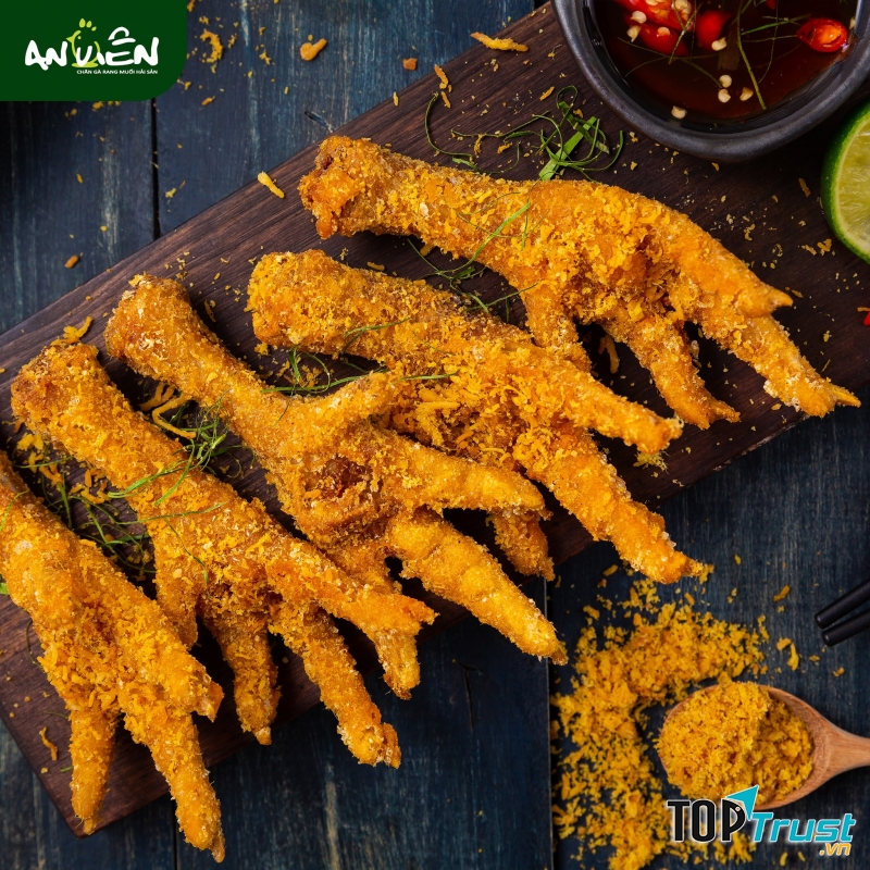 Món chân gà rang muối hấp dẫn